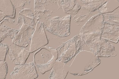 Seramik duvarın ve yerdeki fayansların dokusu. İç dekorasyon. 3 boyutlu grafikler için kusursuz doku haritası. Duvar kağıdı, tekstil, web sayfası arkaplanı.