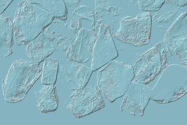 Seramik duvarın ve yerdeki fayansların dokusu. İç dekorasyon. 3 boyutlu grafikler için kusursuz doku haritası. Duvar kağıdı, tekstil, web sayfası arkaplanı.