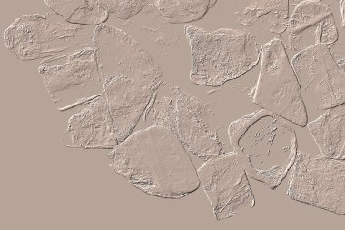 Seramik duvarın ve yerdeki fayansların dokusu. İç dekorasyon. 3 boyutlu grafikler için kusursuz doku haritası. Duvar kağıdı, tekstil, web sayfası arkaplanı.