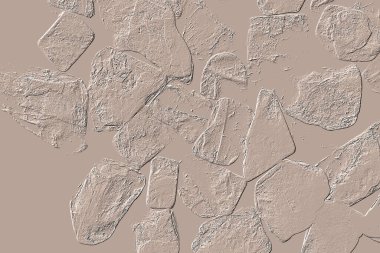 Seramik duvarın ve yerdeki fayansların dokusu. İç dekorasyon. 3 boyutlu grafikler için kusursuz doku haritası. Duvar kağıdı, tekstil, web sayfası arkaplanı.