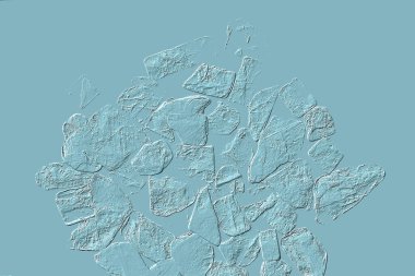 Seramik duvarın ve yerdeki fayansların dokusu. İç dekorasyon. 3 boyutlu grafikler için kusursuz doku haritası. Duvar kağıdı, tekstil, web sayfası arkaplanı.