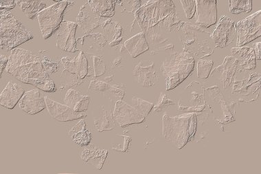 Seramik duvarın ve yerdeki fayansların dokusu. İç dekorasyon. 3 boyutlu grafikler için kusursuz doku haritası. Duvar kağıdı, tekstil, web sayfası arkaplanı.