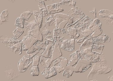 Seramik duvarın ve yerdeki fayansların dokusu. İç dekorasyon. 3 boyutlu grafikler için kusursuz doku haritası. Duvar kağıdı, tekstil, web sayfası arkaplanı.