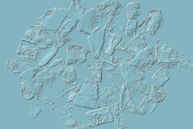 Seramik duvarın ve yerdeki fayansların dokusu. İç dekorasyon. 3 boyutlu grafikler için kusursuz doku haritası. Duvar kağıdı, tekstil, web sayfası arkaplanı.