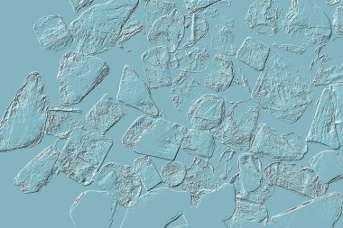 Seramik duvarın ve yerdeki fayansların dokusu. İç dekorasyon. 3 boyutlu grafikler için kusursuz doku haritası. Duvar kağıdı, tekstil, web sayfası arkaplanı.