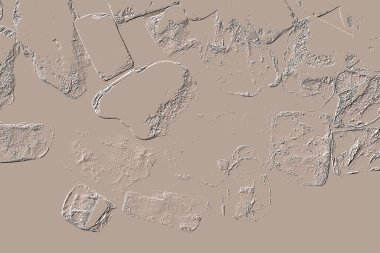 Seramik duvarın ve yerdeki fayansların dokusu. İç dekorasyon. 3 boyutlu grafikler için kusursuz doku haritası. Duvar kağıdı, tekstil, web sayfası arkaplanı.