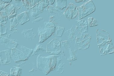 Seramik duvarın ve yerdeki fayansların dokusu. İç dekorasyon. 3 boyutlu grafikler için kusursuz doku haritası. Duvar kağıdı, tekstil, web sayfası arkaplanı.