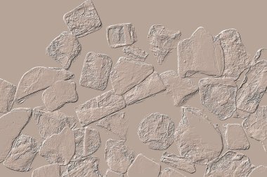 Seramik duvarın ve yerdeki fayansların dokusu. İç dekorasyon. 3 boyutlu grafikler için kusursuz doku haritası. Duvar kağıdı, tekstil, web sayfası arkaplanı.