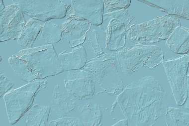 Seramik duvarın ve yerdeki fayansların dokusu. İç dekorasyon. 3 boyutlu grafikler için kusursuz doku haritası. Duvar kağıdı, tekstil, web sayfası arkaplanı.