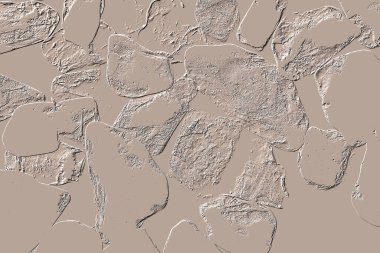 Seramik duvarın ve yerdeki fayansların dokusu. İç dekorasyon. 3 boyutlu grafikler için kusursuz doku haritası. Duvar kağıdı, tekstil, web sayfası arkaplanı.