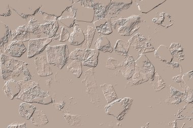 Seramik duvarın ve yerdeki fayansların dokusu. İç dekorasyon. 3 boyutlu grafikler için kusursuz doku haritası. Duvar kağıdı, tekstil, web sayfası arkaplanı.