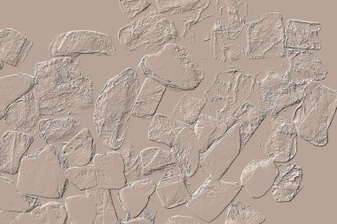 Seramik duvarın ve yerdeki fayansların dokusu. İç dekorasyon. 3 boyutlu grafikler için kusursuz doku haritası. Duvar kağıdı, tekstil, web sayfası arkaplanı.