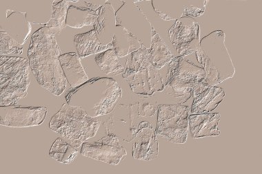 Seramik duvarın ve yerdeki fayansların dokusu. İç dekorasyon. 3 boyutlu grafikler için kusursuz doku haritası. Duvar kağıdı, tekstil, web sayfası arkaplanı.