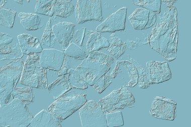 Seramik duvarın ve yerdeki fayansların dokusu. İç dekorasyon. 3 boyutlu grafikler için kusursuz doku haritası. Duvar kağıdı, tekstil, web sayfası arkaplanı.