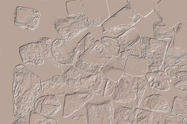 Seramik duvarın ve yerdeki fayansların dokusu. İç dekorasyon. 3 boyutlu grafikler için kusursuz doku haritası. Duvar kağıdı, tekstil, web sayfası arkaplanı.