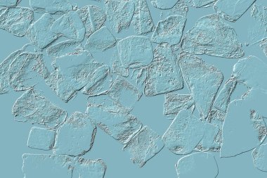 Seramik duvarın ve yerdeki fayansların dokusu. İç dekorasyon. 3 boyutlu grafikler için kusursuz doku haritası. Duvar kağıdı, tekstil, web sayfası arkaplanı.