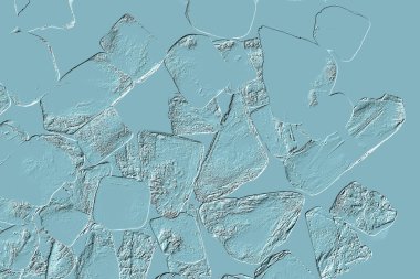 Seramik duvarın ve yerdeki fayansların dokusu. İç dekorasyon. 3 boyutlu grafikler için kusursuz doku haritası. Duvar kağıdı, tekstil, web sayfası arkaplanı.