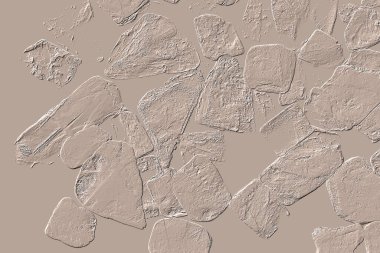 Seramik duvarın ve yerdeki fayansların dokusu. İç dekorasyon. 3 boyutlu grafikler için kusursuz doku haritası. Duvar kağıdı, tekstil, web sayfası arkaplanı.