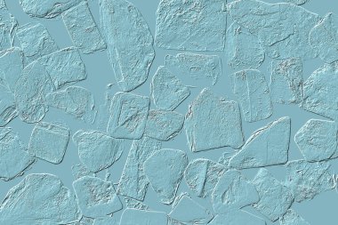 Seramik duvarın ve yerdeki fayansların dokusu. İç dekorasyon. 3 boyutlu grafikler için kusursuz doku haritası. Duvar kağıdı, tekstil, web sayfası arkaplanı.