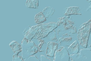 Seramik duvarın ve yerdeki fayansların dokusu. İç dekorasyon. 3 boyutlu grafikler için kusursuz doku haritası. Duvar kağıdı, tekstil, web sayfası arkaplanı.