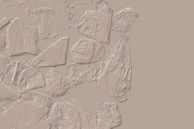 Seramik duvarın ve yerdeki fayansların dokusu. İç dekorasyon. 3 boyutlu grafikler için kusursuz doku haritası. Duvar kağıdı, tekstil, web sayfası arkaplanı.