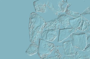 Seramik duvarın ve yerdeki fayansların dokusu. İç dekorasyon. 3 boyutlu grafikler için kusursuz doku haritası. Duvar kağıdı, tekstil, web sayfası arkaplanı.