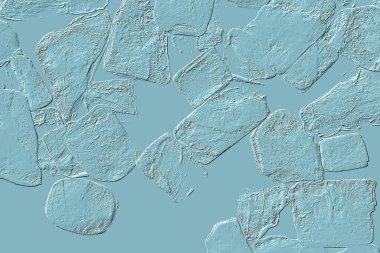 Seramik duvarın ve yerdeki fayansların dokusu. İç dekorasyon. 3 boyutlu grafikler için kusursuz doku haritası. Duvar kağıdı, tekstil, web sayfası arkaplanı.