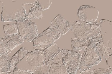 Seramik duvarın ve yerdeki fayansların dokusu. İç dekorasyon. 3 boyutlu grafikler için kusursuz doku haritası. Duvar kağıdı, tekstil, web sayfası arkaplanı.