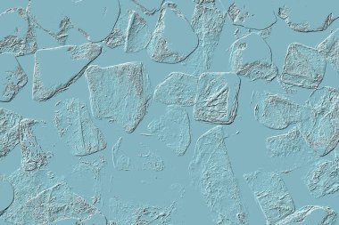 Seramik duvarın ve yerdeki fayansların dokusu. İç dekorasyon. 3 boyutlu grafikler için kusursuz doku haritası. Duvar kağıdı, tekstil, web sayfası arkaplanı.