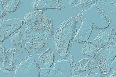 Seramik duvarın ve yerdeki fayansların dokusu. İç dekorasyon. 3 boyutlu grafikler için kusursuz doku haritası. Duvar kağıdı, tekstil, web sayfası arkaplanı.