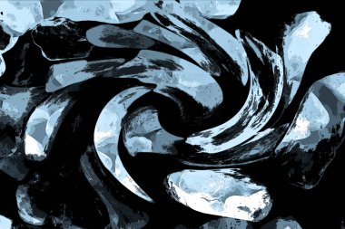 Yüksek kaliteli soyut tablolar tasarımcılara modern bir sanat arkaplanı kazandırıyor.