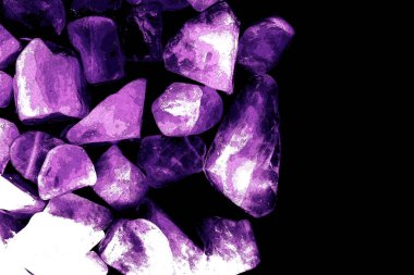 Tasarım için doğal kuvars değerli taş desen dokusu arka planı.