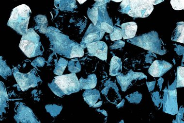 Natural quartz gemstone pattern texture background for design.