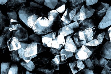 Natural quartz gemstone pattern texture background for design.