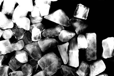 Natural quartz gemstone pattern texture background for design.