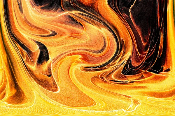 天然抽象流体艺术绘画与酒精油墨技术 柔和的梦幻色彩创造透明的波浪形线条 — 图库照片