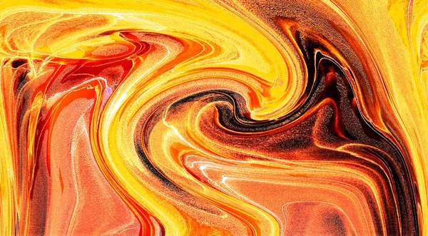 Alkol mürekkebi teknikli doğal akışkan resim. Yumuşak rüya renkleri şeffaf dalgalı çizgiler oluşturur.