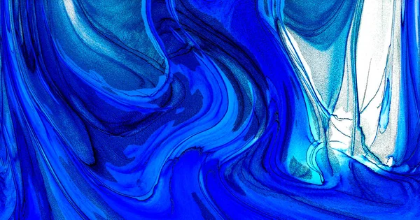 Natural Abstract Fluid Art Painting Alcohol Ink Technique Soft Dreamy — Stock Photo, Image