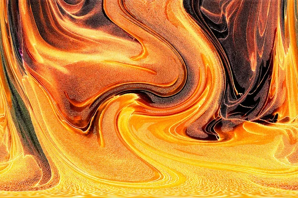 Alkol mürekkebi teknikli doğal akışkan resim. Yumuşak rüya renkleri şeffaf dalgalı çizgiler oluşturur.