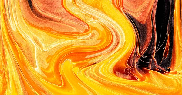 Alkol mürekkebi teknikli doğal akışkan resim. Yumuşak rüya renkleri şeffaf dalgalı çizgiler oluşturur.