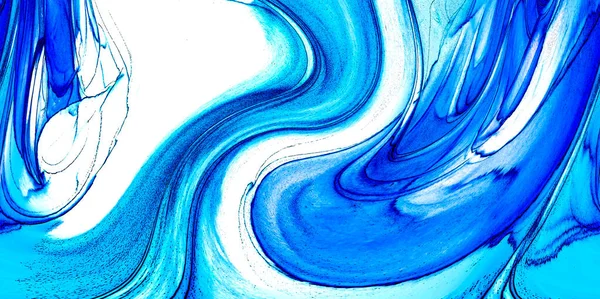 Alkol mürekkebi teknikli doğal akışkan resim. Yumuşak rüya renkleri şeffaf dalgalı çizgiler oluşturur.
