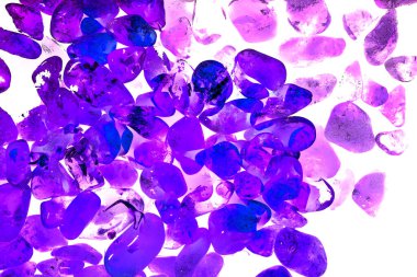 Pink. Green. Blue. Purple. Brown. Natural Quartz. Ice cube style background