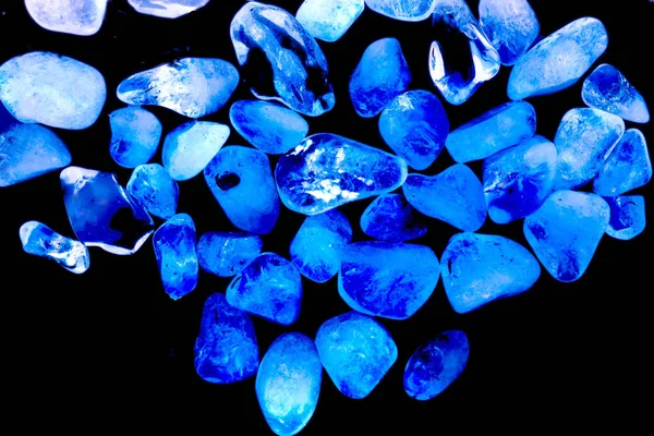 Rosa Grün Blau Lila Braun Naturquarz Hintergrund Eiswürfelstil — Stockfoto