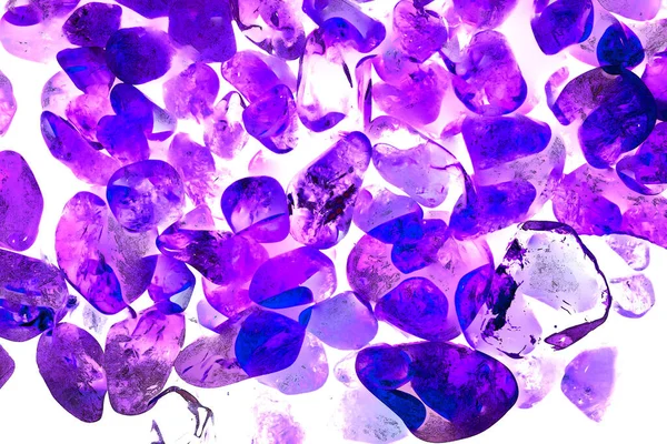 Pembe. Yeşil. Mavi. Mor. Kahverengi. Doğal Kuvars. Buz küpü biçimi arkaplanı