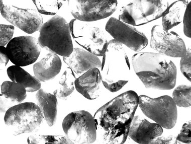 Kristal enine kesit arkaplanı. Doğal saydam agat kristal yüzey dilimi. Madenin makro yakın çekimi, soyut yapı