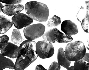 Kristal enine kesit arkaplanı. Doğal saydam agat kristal yüzey dilimi. Madenin makro yakın çekimi, soyut yapı