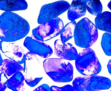 Kristal enine kesit arkaplanı. Doğal saydam agat kristal yüzey dilimi. Madenin makro yakın çekimi, soyut yapı