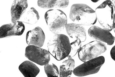 Kristal enine kesit arkaplanı. Doğal saydam agat kristal yüzey dilimi. Madenin makro yakın çekimi, soyut yapı