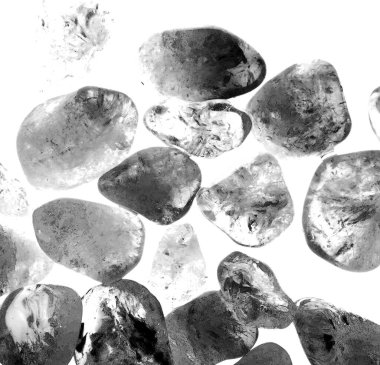 Kristal enine kesit arkaplanı. Doğal saydam agat kristal yüzey dilimi. Madenin makro yakın çekimi, soyut yapı