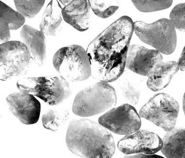 Kristal enine kesit arkaplanı. Doğal saydam agat kristal yüzey dilimi. Madenin makro yakın çekimi, soyut yapı